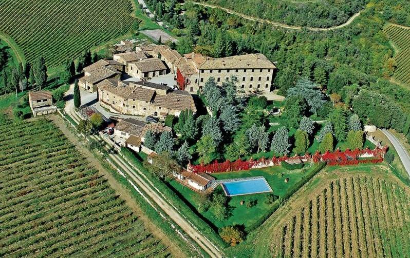 拉达因基安蒂 Borgo Castelvecchi Residenza Depoca酒店 外观 照片